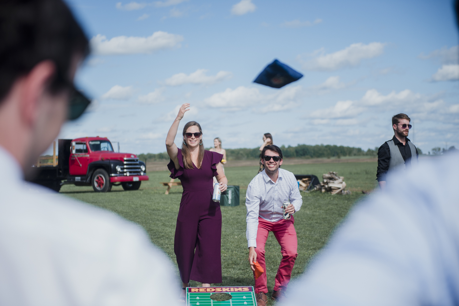 an outdoor DIY family farm wedding in Ailsa Craig, Ontario.knorthphotography