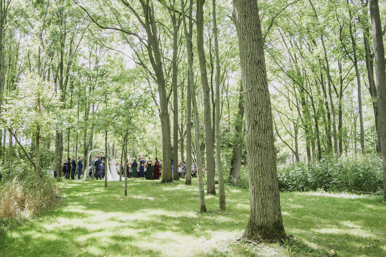 an outdoor DIY family farm wedding in Ailsa Craig, Ontario.knorthphotography